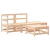 vidaXL Garden Lounge Set Natural Pine Solid Pine Wood Medium