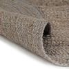vidaXL Area Rug Grey Braided jute 47.2 in Stylish Design Area Rug