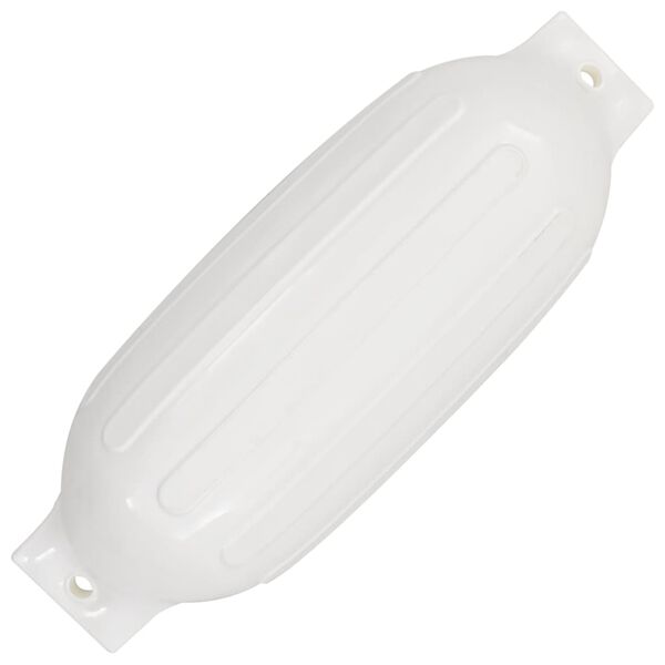 vidaXL Boat Bumper 2 pcs White 27.2x8.5" PVC
