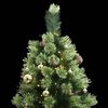 vidaXL Artificial Hinged Christmas Tree 300 LEDs & Ball Set 70.9"
