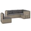 vidaXL Patio Lounge Set Gray