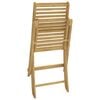 vidaXL Garden Chair Set of 4 Garden Chair Wooden Garden Chair