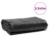 vidaXL Tarpaulin Anthracite 11.5x16.4' 7.11 oz/ft²