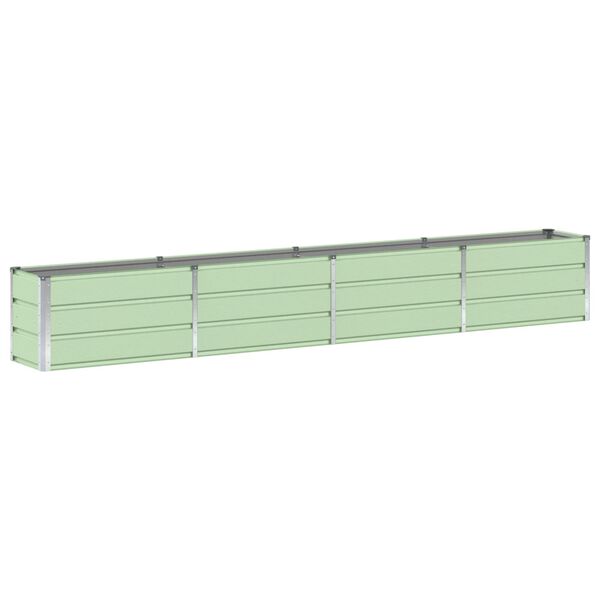 vidaXL Planter Green 125.98 x 15.75 x 17.72 in Steel