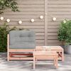 vidaXL Patio Sofa Corner with Cushions and Footstool