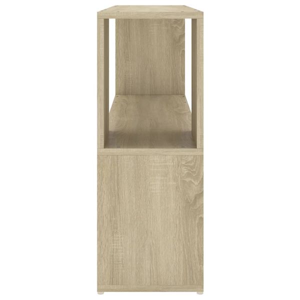 vidaXL Book Cabinet Sonoma Oak Engineered wood Medium Modern