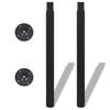 vidaXL Table Leg Set of 4 Black Iron Adjustable Telescoping technology
