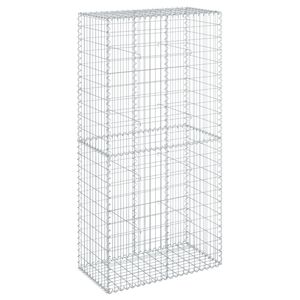 vidaXL Gabion Basket Silver Galvanized Iron Extra Large