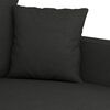 vidaXL Sofa Set Black 100% polyester, metal, textilene, plywood Medium