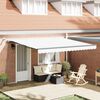 vidaXL Awning Fabric with White 157.48 x 118.11 in Polyester