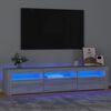 vidaXL TV Cabinet Grey Sonoma Engineered wood Large TV Cabinet