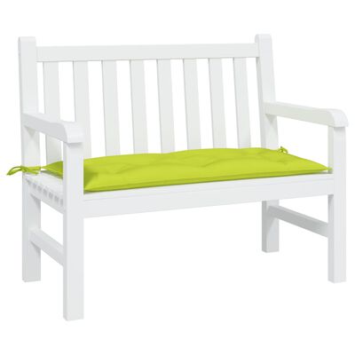 vidaXL Garden Bench Cushion Bright Green 43.3"x19.7"x2.8" Oxford Fabric