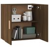 vidaXL Wall Cabinet Brown Oak Engineered Wood 23.6x11.8x23.6 in