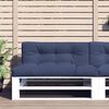vidaXL Pallet Cushion Navy Blue 100% Polyester Large