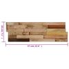 vidaXL Wall Cladding Panels 10 pcs 11.1 ft&sup2; Recycled Teak Wood