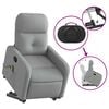 vidaXL Stand Up Massage Recliner Chair Light gray