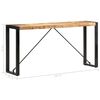 vidaXL Console Table Brown and black