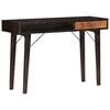 vidaXL Console Table Black and brown Solid reclaimed wood, MDF