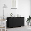 vidaXL Sideboard Black 53.15 x 16.14 x 29.53 in Engineered Wood
