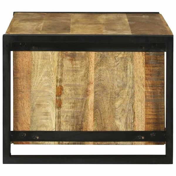vidaXL Coffee Table Brown 90 x 50 x 38 cm Solid rough mango wood