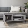 vidaXL Coffee Table Gray Sonoma Engineered wood Medium Coffee Table