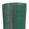 vidaXL Double-Sided Patio Fence 43.3x118.1" Green