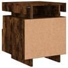 vidaXL Bedside Cabinet Set of 2 Smoked Oak Engineered wood Medium