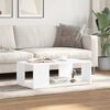 vidaXL Coffee Table White Engineered wood Medium Coffee Table