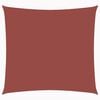 vidaXL Sunshade Sail Oxford Fabric Square 16.4x16.4' Terracotta