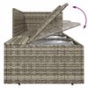 vidaXL Garden Lounge Set Grey, Dark grey