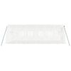 vidaXL Greenhouse White Polyethylene (PE), galvanized steel 129.2 sq ft