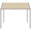 vidaXL Canopy Tent Beige Polyester with PA coating 10x10 feet