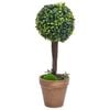 vidaXL Artificial Plant Set of 2 Mixed Green