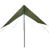 vidaXL Camping Tarp Olive Green 181.9x120.5x83.1" Waterproof