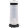 vidaXL Soap Dispenser Black, silver, milk white Plastic Standard