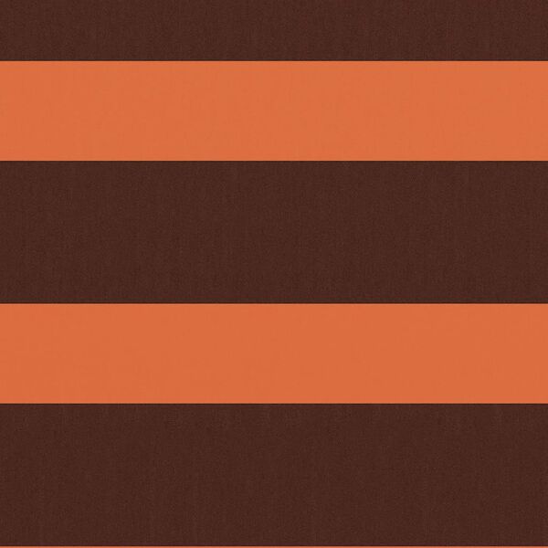 vidaXL Balcony Screen Orange and Brown 29.5x157.5" Oxford Fabric