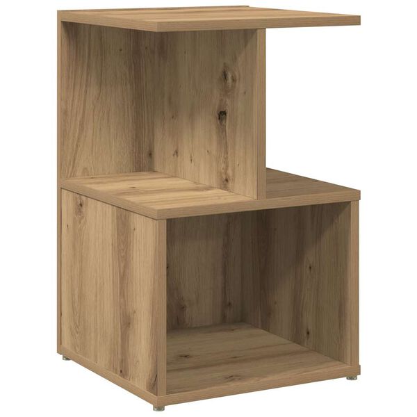 vidaXL Bedside Cabinet Artisan oak Engineered wood Standard