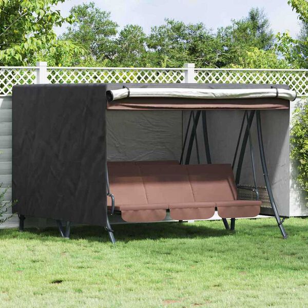 vidaXL Outdoor Swing Cover 98.43 x 98.43 x 62.99 in 210D Oxford Fabric