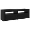 vidaXL TV Cabinet Set 3 pcs Black Oak 94.49 x 13.78 x 15.75 in