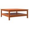 vidaXL Coffee Table Wax brown Solid pine wood Large Coffee Table