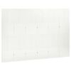 vidaXL 6-Panel Room Dividers 2 pcs White 94.5"x70.9" Steel