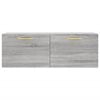 vidaXL Wall Cabinet Grey Sonoma Engineered wood Medium Wall Cabinet