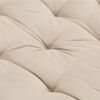 vidaXL Pallet Cushion Beige 100% cotton and filling cotton mix