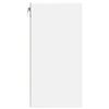 vidaXL Hanging Cabinet White Engineered Wood 15.7x11.6x23.6 in