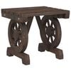 vidaXL Garden Dining Set Burnt Wood Solid fir wood with a burnt look