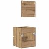 vidaXL Bathroom Cabinet Artisan Oak 16.14 x 15.16 x 17.72 in