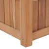 vidaXL Raised Bed Teak Wood Fine sanded teak wood 39.4 x 11.8 x 9.8 in
