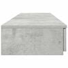 vidaXL Bed Drawers with Drawer Concrete Grey 55.12 x 14.37 x 6.50 in