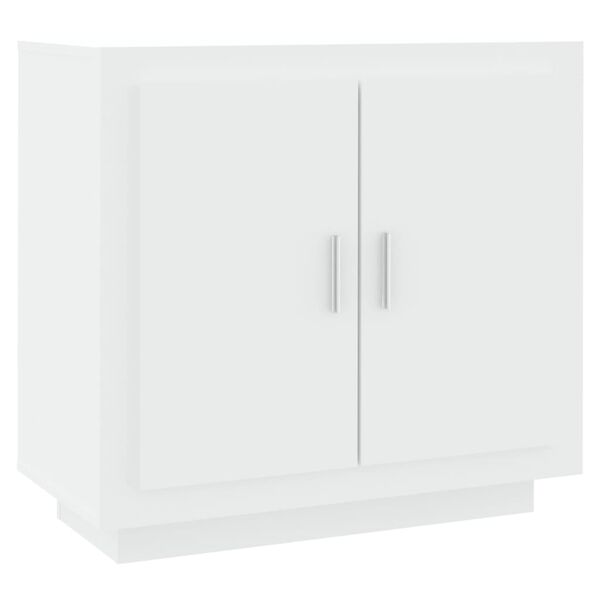 vidaXL Sideboard White Engineered Wood 31.5 x 15.7 x 29.5 in Sideboard
