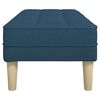 vidaXL Bench Blue 113 x 57 x 39 cm fabric
